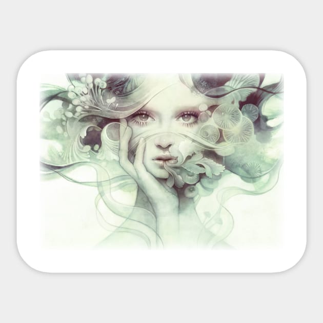 Spore Sticker by Anna Dittmann